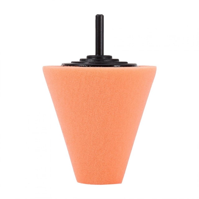 1 PCS Pulido De La Rueda Pulido De La Almohadilla De Taladro En Forma De Cono Para Ruedas Automotrices Boats Motocicletas Con 3 Niveles De Rigidez Amarillo Amarillo Naranja