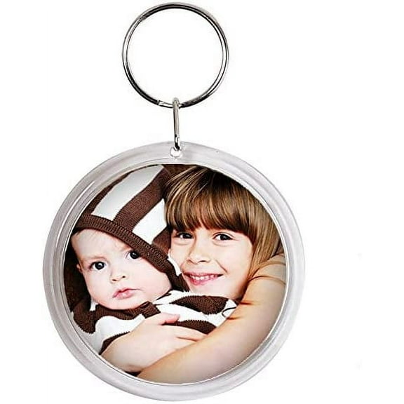 2.25" Snap-in Circle Photo Keychain - Case of 144