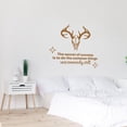 thumbnail image 2 of Secret of Success Deer Life Quote Cartoon Quotes Decors Wall Sticker Art Design Decal for Girls Boys Kids Room Bedroom Nursery Kindergarten Home Decor Stickers Wall Art Vinyl Decoration (12x20 inch), 2 of 2