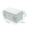 thumbnail image 2 of SHISUYAN Outdoor Junction Box Waterproof Dustproof Plastic Electrical Box DIY Accessory, 2 of 8