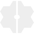 thumbnail image 2 of 30"OD x 4"ID x 10 1/2"C x 1"P Daisy Architectural Grade PVC Contemporary Ceiling Medallion, Two Piece, 2 of 3
