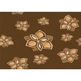 thumbnail image 1 of Ahgly Company Tapis d'Intérieur Lavables en Machine, Rectangle de Transition de Nuit Rouge, 3' x 5', 1 of 7