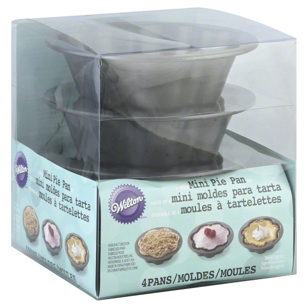 Wilton Mini Pie Pans, 3Pack, Round, 5.25"