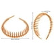 thumbnail image 4 of 6 uds diademas onduladas diademas dentadas bandas finas para el pelo aros para el pelo accesorios para el cabello para mujer, 4 of 5