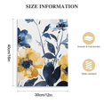 thumbnail image 2 of PRATYUS Abstract Flower Canvas Wall Art Blue and Yellow Floral Picture Home Decor 16x20 in / 12x16 in 12x16 in, 2 of 5