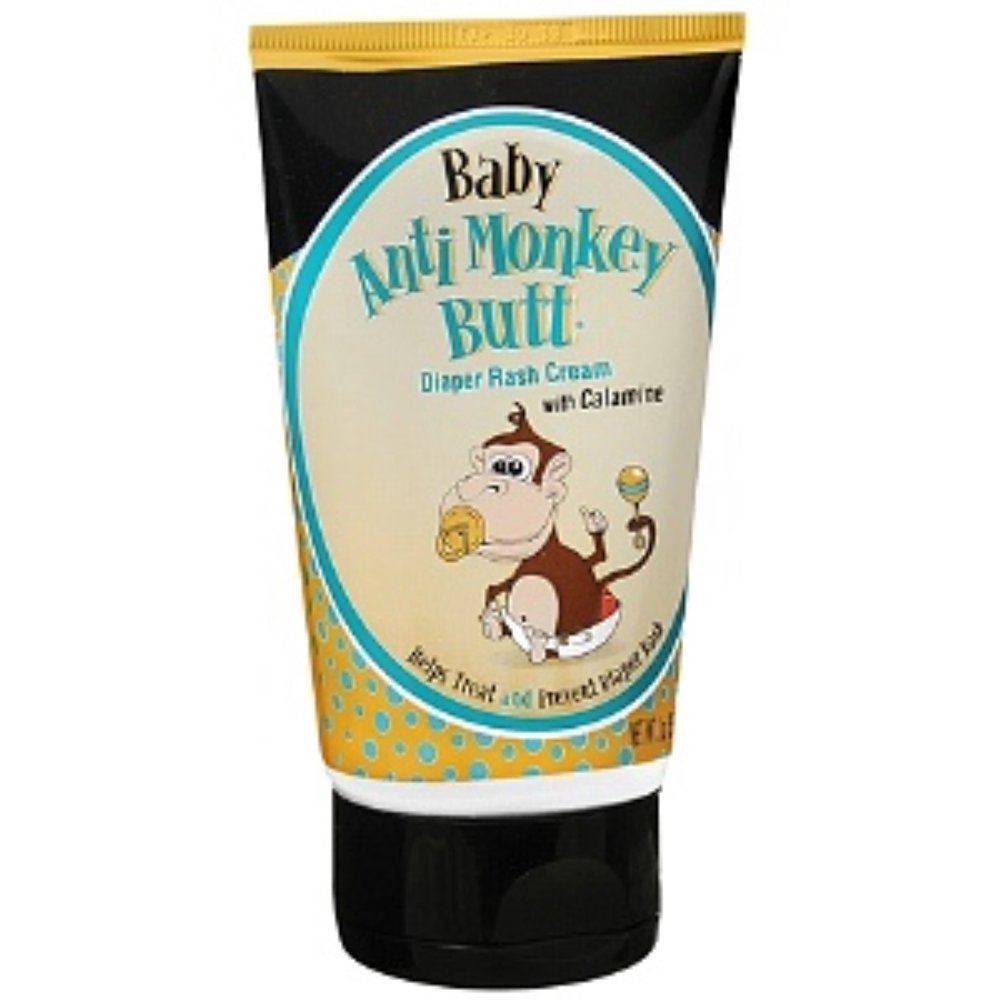Anti Monkey Butt Diaper Rash Cream with Calamine 3 oz (Pack of 6