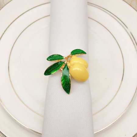 

XINHUADSH Napkin Ring Lightweight Wear-resistant Metal Napkin Clip Exquisite Convenient for Home