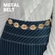 thumbnail image 4 of GOOHOCHY Cinturón de cadena bohemio, cinturón de cadena de Metal ajustable, cinturones occidentales, cinturones Concho para vestidos, vaqueros, accesorios para conciertos campestres, 4 of 7