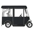 thumbnail image 7 of Golf Cart Enclosure 86'', 4-Person Golf Cart Cover, 4-Sided Fairway Deluxe, 300D Waterproof Driving Enclosure with Transparent Windows, Fit for EZGO, Club Car, Yamaha Cart, 7 of 7