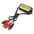 thumbnail image 1 of Unique Bargains DC 12V RCA Car Audio Noise Filter Ground Loop Isolator Male to Female Black Replacement, 1 of 6
