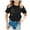 Black, variant on Curuila Kid Girls Tops Cartoon Print Crew Neck Short Sleeve Tee Summer Casual Loose T Shirt Black Size 2-4 Years