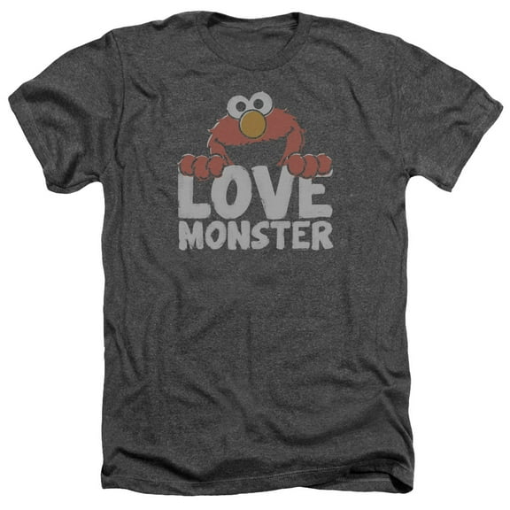 Sesame Street - Love Monster - Heather Short Sleeve Shirt - XX-Large