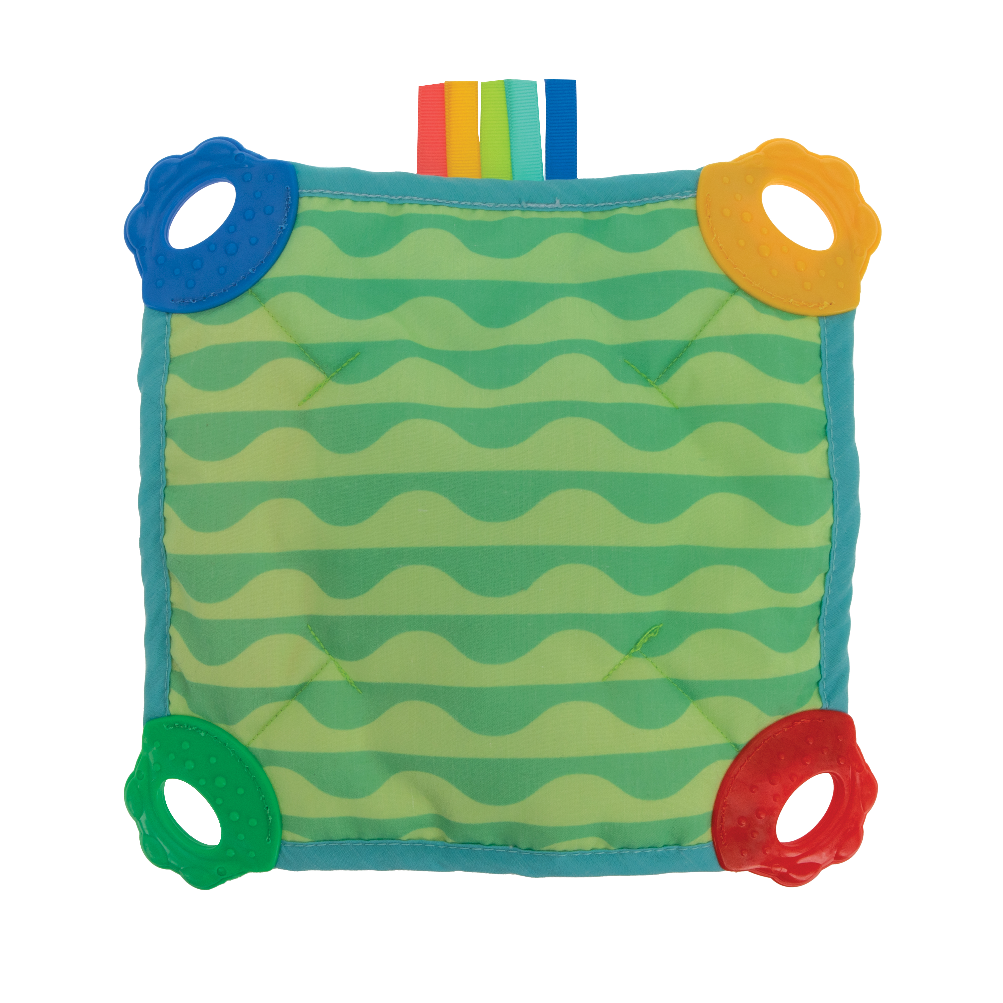 Nuby Teething Blankie and Teether Toy Frog Design photo 2