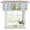 LightBLue, variant on Watercolor Floral Truck Curtain Valances for Windows, Kitchen Valance Window Treatments Panel 2 Pack, Spring Garden Butterflies Pink Plaid Rod Pocket Short Curtains for Bathroom Bedroom 60 x 18 Inch