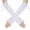 B-White(1 Pair), variant on Gothic Fingerless Gloves Steampunk Lace Mesh Spider Web Arm Sleeves Long Elbow Black Arm Warmer for Cosplay Party