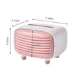 thumbnail image 2 of TIMIFIS Tissue Storage Multi-Functional Tissue Box, Tissue Storage Box, Creative and Lovely Tissue Box, for Wash Basin, Living Room, Kitchen, Study Storage & Organization, 2 of 6