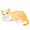 Yellow Drop-9.8in, variant on Cute Stuffed Animal Cat Plush - Soft Kitty Home Plush Toy - Precious Pet Companion - Lie 9.8inch