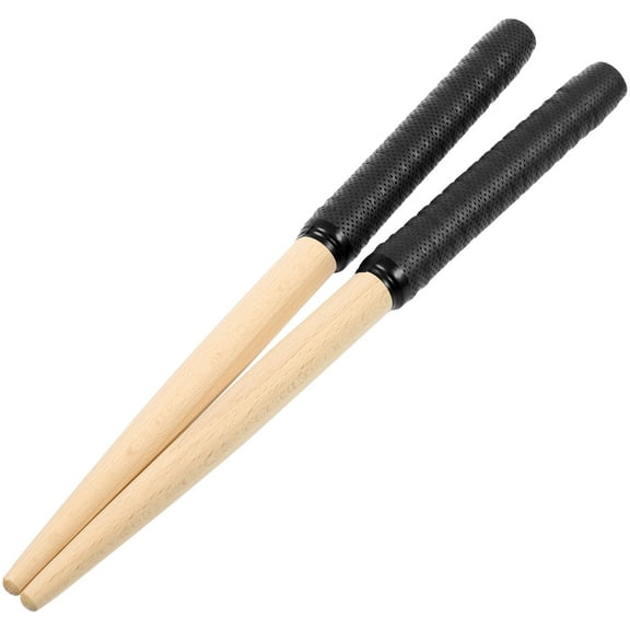 SEWOART Black Maibachi Taiko Drum Sticks Wood Lightweight with Tapered Craftsmanship