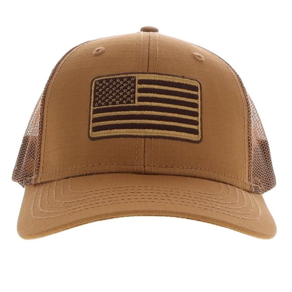 H3 BA32176 Usa Flag Wheat Structured Snapback Hat