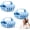 Blue, variant on 3 Pack Silicone Scalp Massager, Soft Silicone Scalp Scrubber Shampoo Cleaning Brush for Stress Relax, Silicone Hair Massager Brush for Wet Dry Hair Use (Blue)