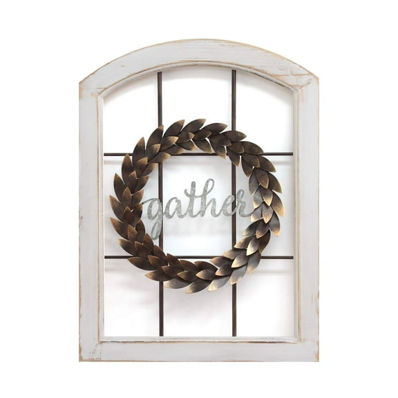Open Box Stratton Home Decor Gather Bronze Wreath Window Wall Decor