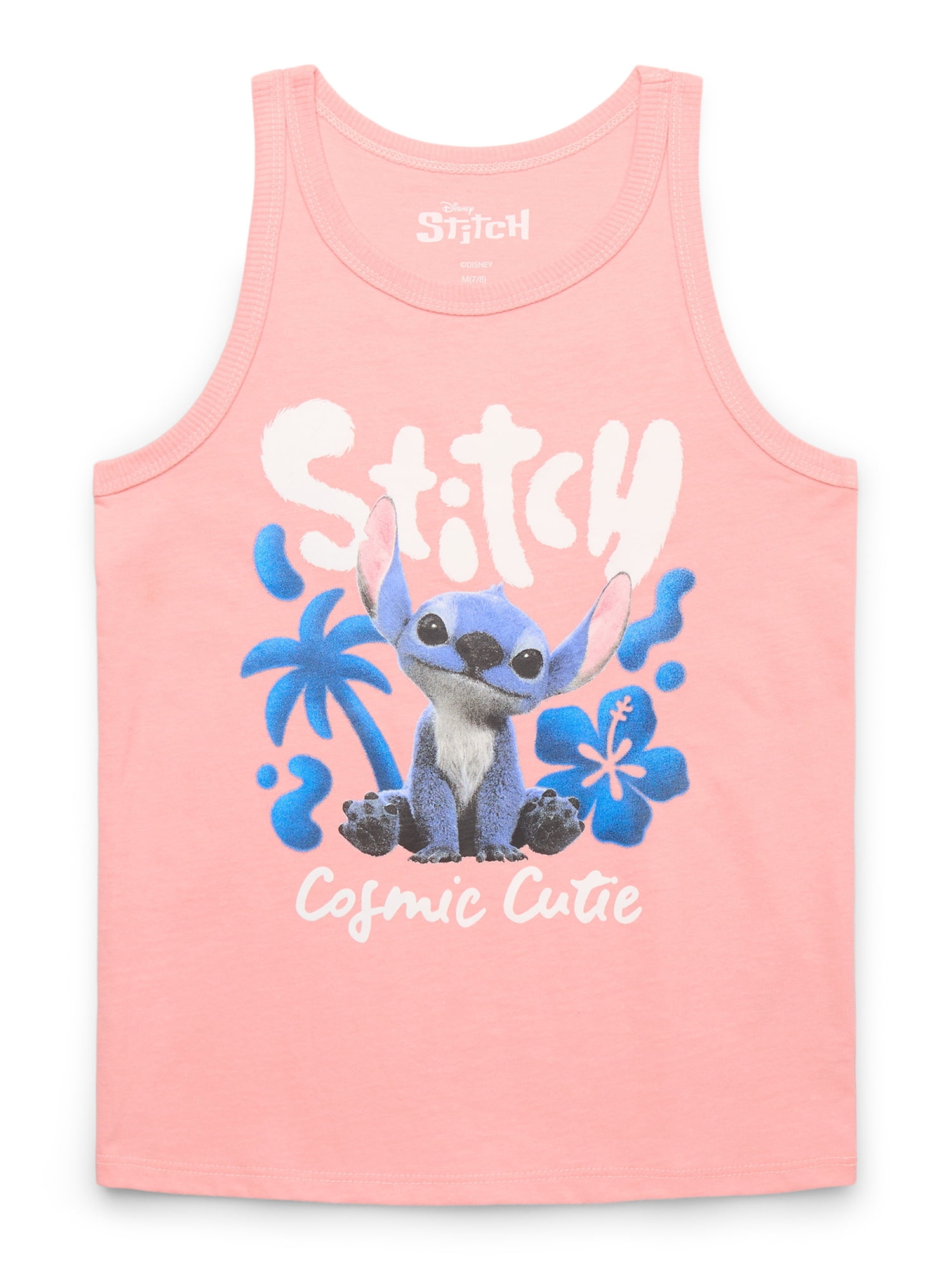 Disney Lilo & Stitch Live Action Girls Graphic Tank Top, Sizes 4-16
