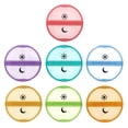 thumbnail image 2 of Ezy Dose Daily Travel Pill Organizer (7-Day) AM/PM, Pop-Out Compartments for Medication, Rainbow, 2 of 5