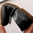 thumbnail image 7 of SYMSHOES Girls Mary Jane Flats - Black Sparkly Rhinestone Shoes for Flower Girl, Party, Pageant | Adjustable Strap for Kids to Big Kids,Size 8 M, 7 of 7