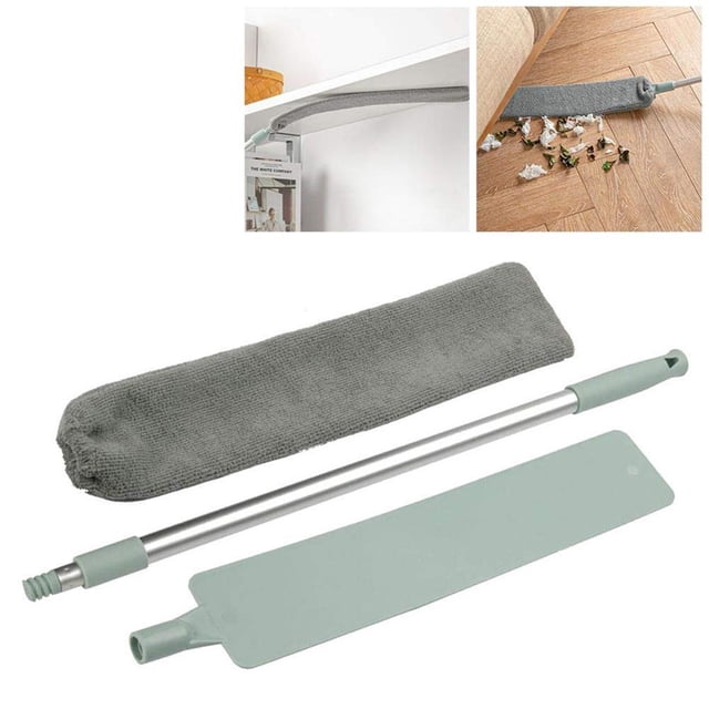 Langgg Microfiber Dust Cleaning Brush Telescopic Dust-removing Brush Long-handled Duster