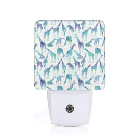 

Sigee Cool Giraffe for Night Lights Plug into Wall Dusk to Dawn Sensor Warm White Led Night Light 0.5W for Kid Hallway