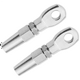 thumbnail image 2 of 4Pcs Marine Grade 316 Stainless Steel Swageless Eye Terminal Wire Cable Rope DIY Fitting Rigging Hardware Balustrade Kit, 2 of 7
