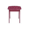 thumbnail image 4 of Riverbay Furniture Table Basse d'Extérieur Transitionnelle en Bois, Rouge, 4 of 11