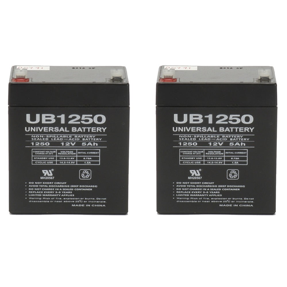 UPG 12V 5AH Replacement for Topin 12V5AH/20HR Battery 12V 1Amp Charger 