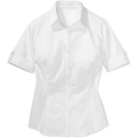 button george sleeve plus short shirt down