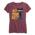 thumbnail image 2 of Pete The Cat - Pete Do Your Best - Women's Short Sleeve Graphic T-Shirt, 2 of 6