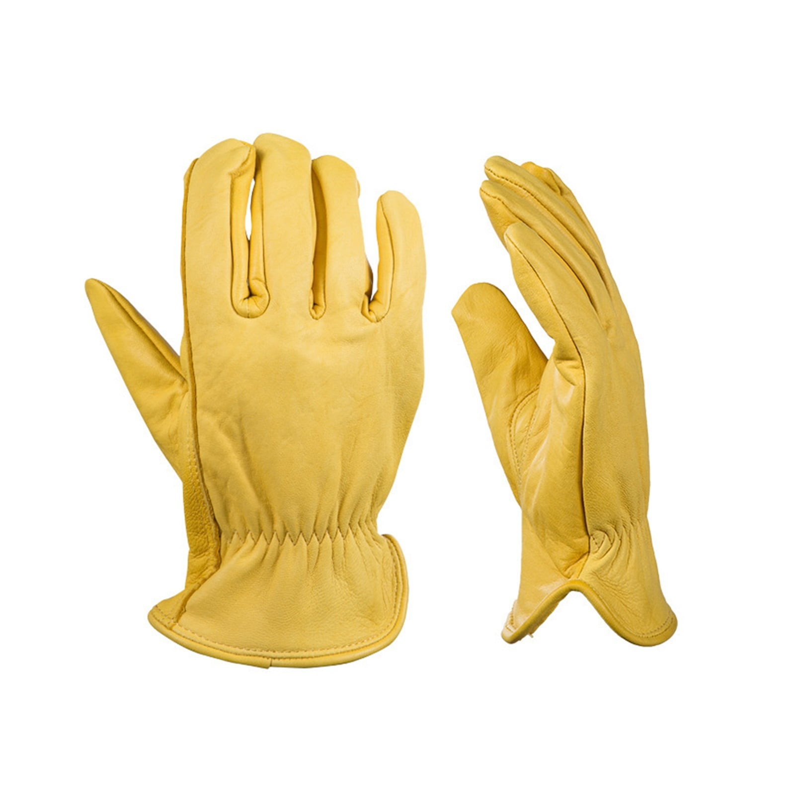Leather Work Gloves Working Welding Safety Protective Gloves For Motorcycle Wood Cutting Construction Driving Garden ,Great Choice