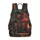 thumbnail image 1 of Disketp Dark Skull King Throne Mochila Ligera e Impermeable, Mochila de Día Resistente para Viajes, Senderismo y Uso Diario para Hombre y Mujer, 1 of 7