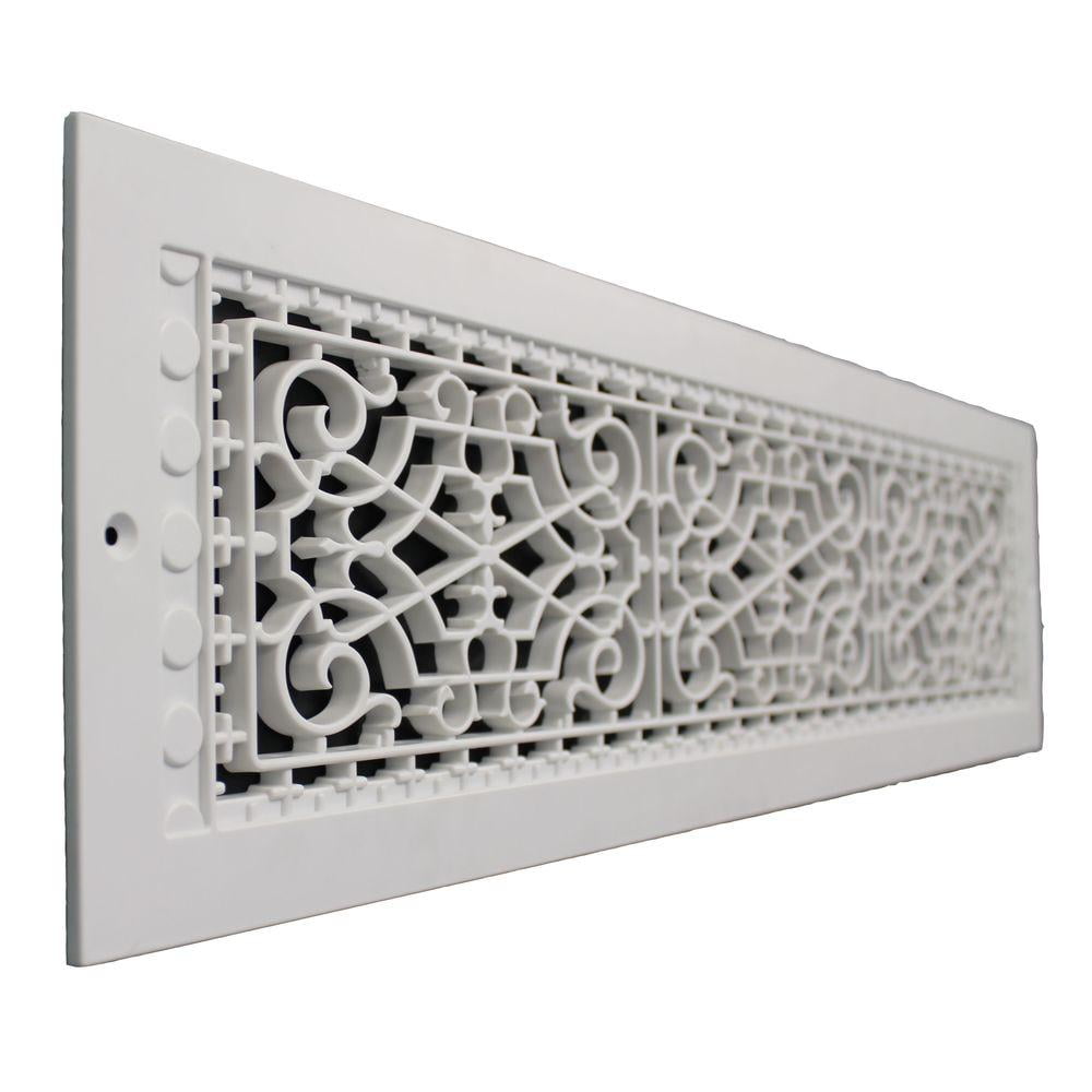 Smi Ventilation Products Vwm630 Cold Air Return 6 In X 30 In Victorian Style Wall Mount Overall Dimensions 8 In X 32 In Walmart Com Walmart Com