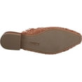 thumbnail image 4 of Sam Edelman Reeta Brown Squared Toe Fringe Detailed Slip On Classic Flats Shoes (Brown, 5), 4 of 6