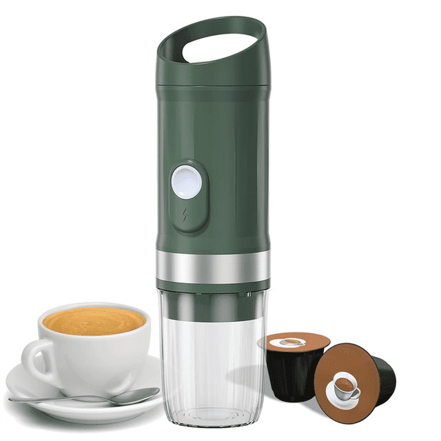 Portable Electric Espresso Coffee Maker with Heat Brew Function
