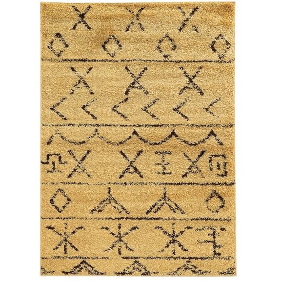 Moroccan Atlas Camel/Brown 3x5