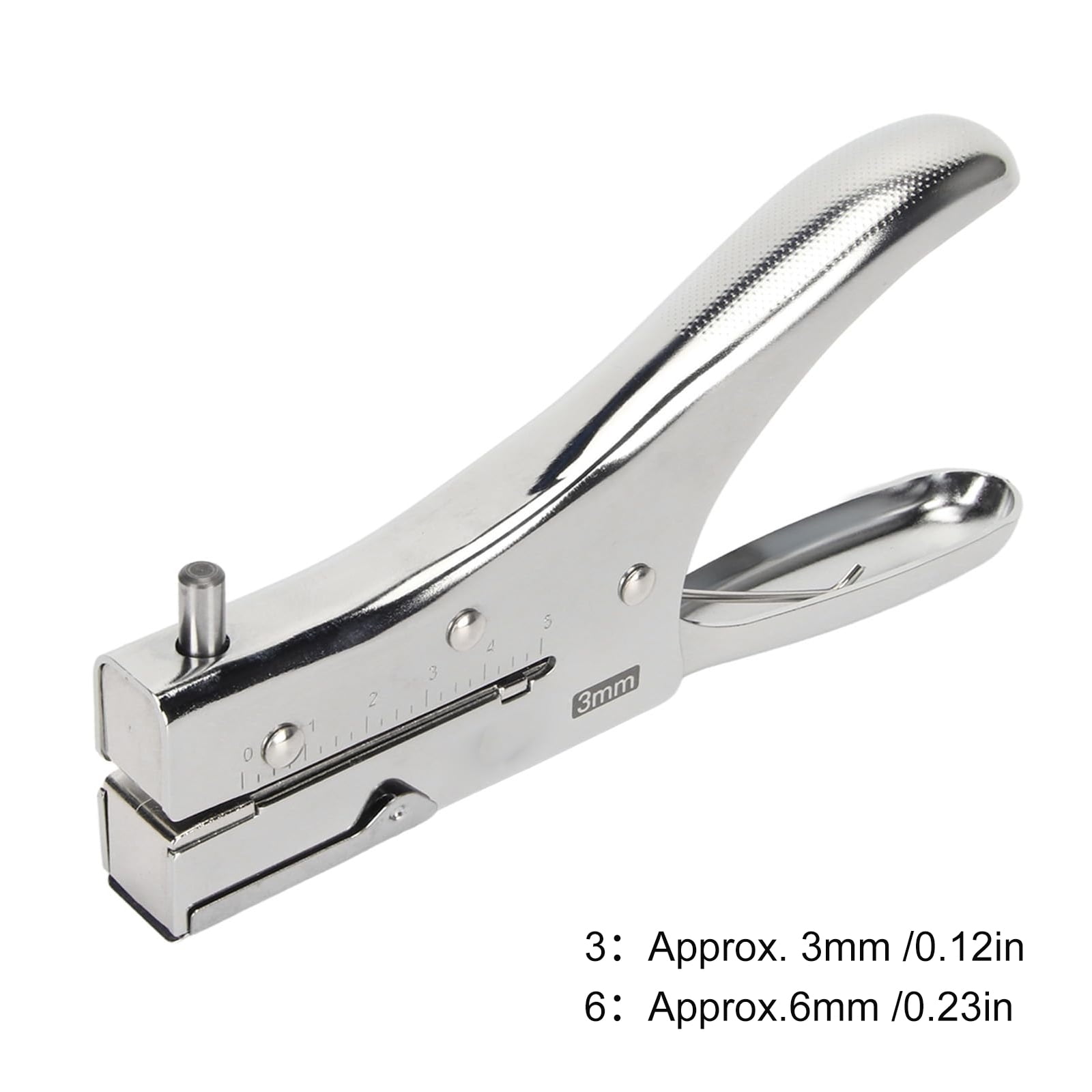 Portable Hole Punched 3mm 6mm Paper Puncher Single Hole Puncher Manual Hole Puncher Round Hole Hand Tool