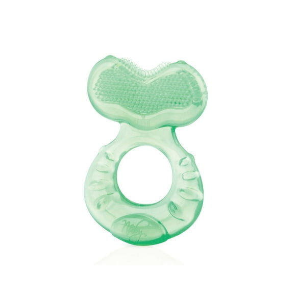 Jouet de dentition Teethe-eez de Nûby, Surface Unique du Jouet de Dentition Ultrasouple Soulage les Gencives Delicates de Bébé, pour les Enfants de 3 Mois et Plus