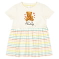 thumbnail image 3 of Inktastic I Love My Daddy Girls Baby Dress, 3 of 5