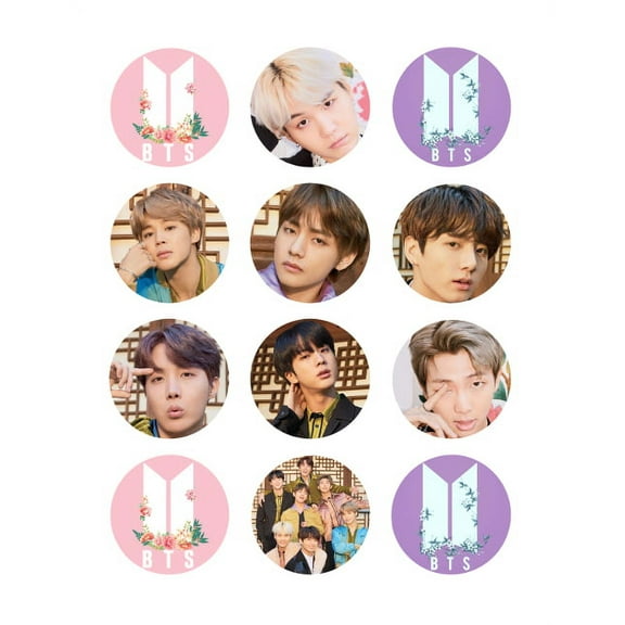 A Birthday Place BTS Bangtan Boys Cupcake Topper, by A Birthday Place