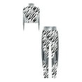 thumbnail image 3 of Haitryli Kids Girls 2-Piece Figure Skating Outfits Tassel Crop Top with Leggings for Gymnastic Performance Silver 14, 3 of 7