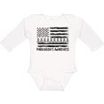 thumbnail image 3 of Inktastic Parkinson's Awareness Gray Ribbons and Flag Boys or Girls Long Sleeve Baby Bodysuit, 3 of 5
