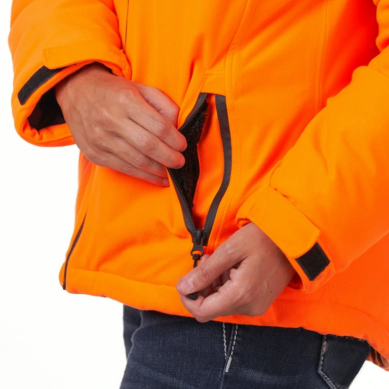 Realtree Blaze Orange Women s Mid Length Insulated Hunting Parka