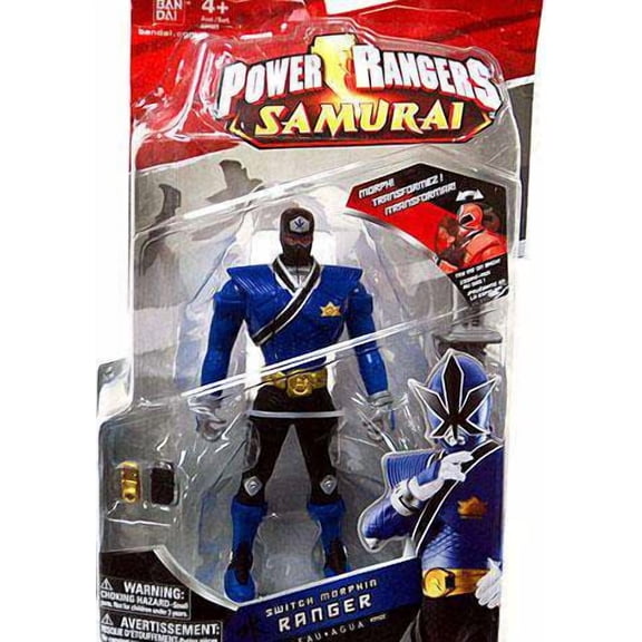 Power Rangers Samurai Switch Morphin Ranger Water 6 1/2 Action Figure