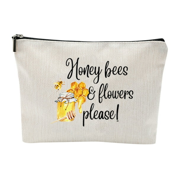 Neceser de maquillaje con flores silvestres Neceser de cosméticos floral La mejor idea de regalo para amantes, adolescentes y mujeres Regalos de cumpleaños inspiradores para adolescentes y mujeres